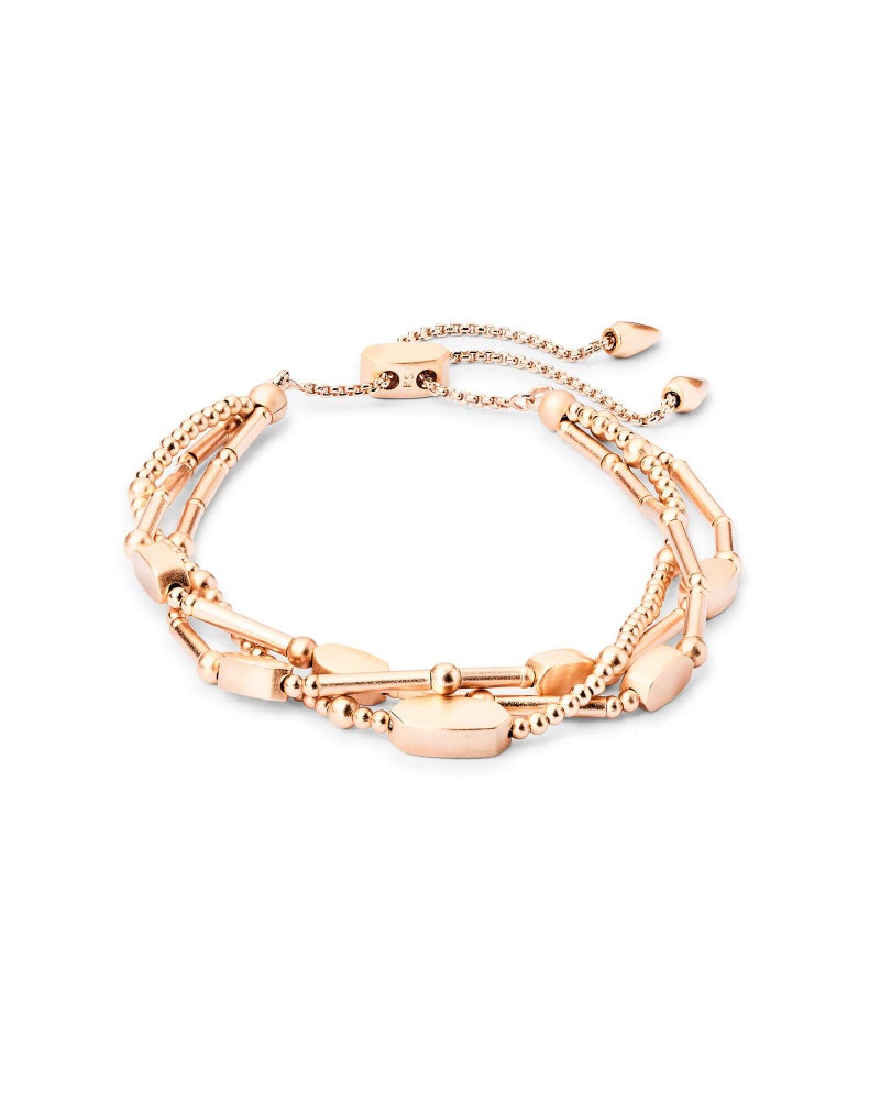 Kendra Scott Chantal Beaded Bracelet for Women, Fashion Jewelry, 14k Rose Gold-Plated - Image 2
